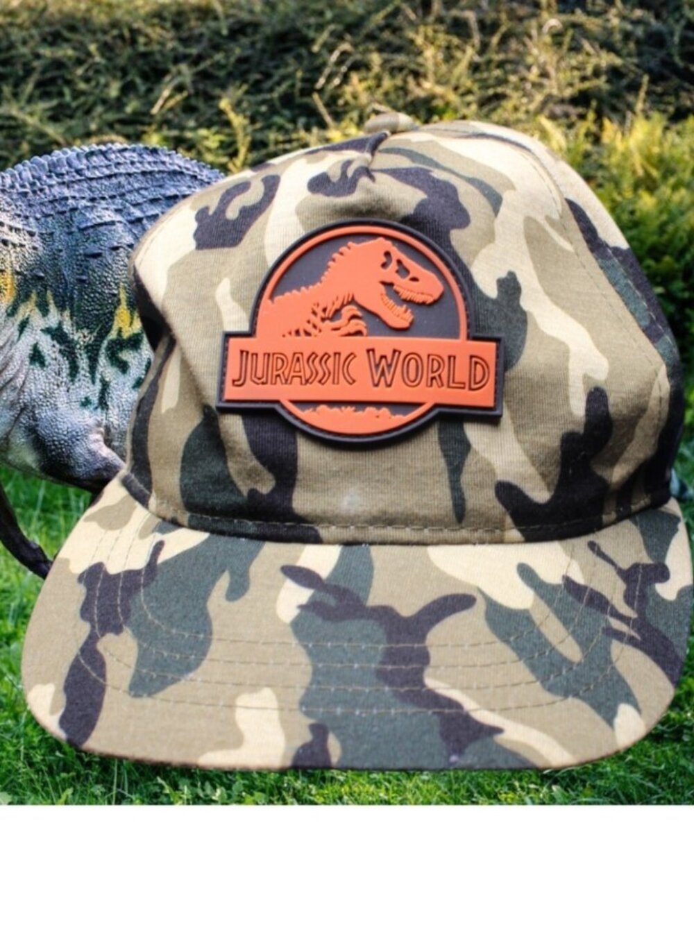 Jurassic Park Camo Jurassic World Youth/Kids Adjustable SnapBack Embroidered
